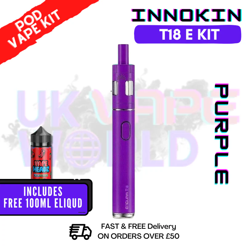 Purple Innokin Endura T18E Starter Kit - ONLY £16.99