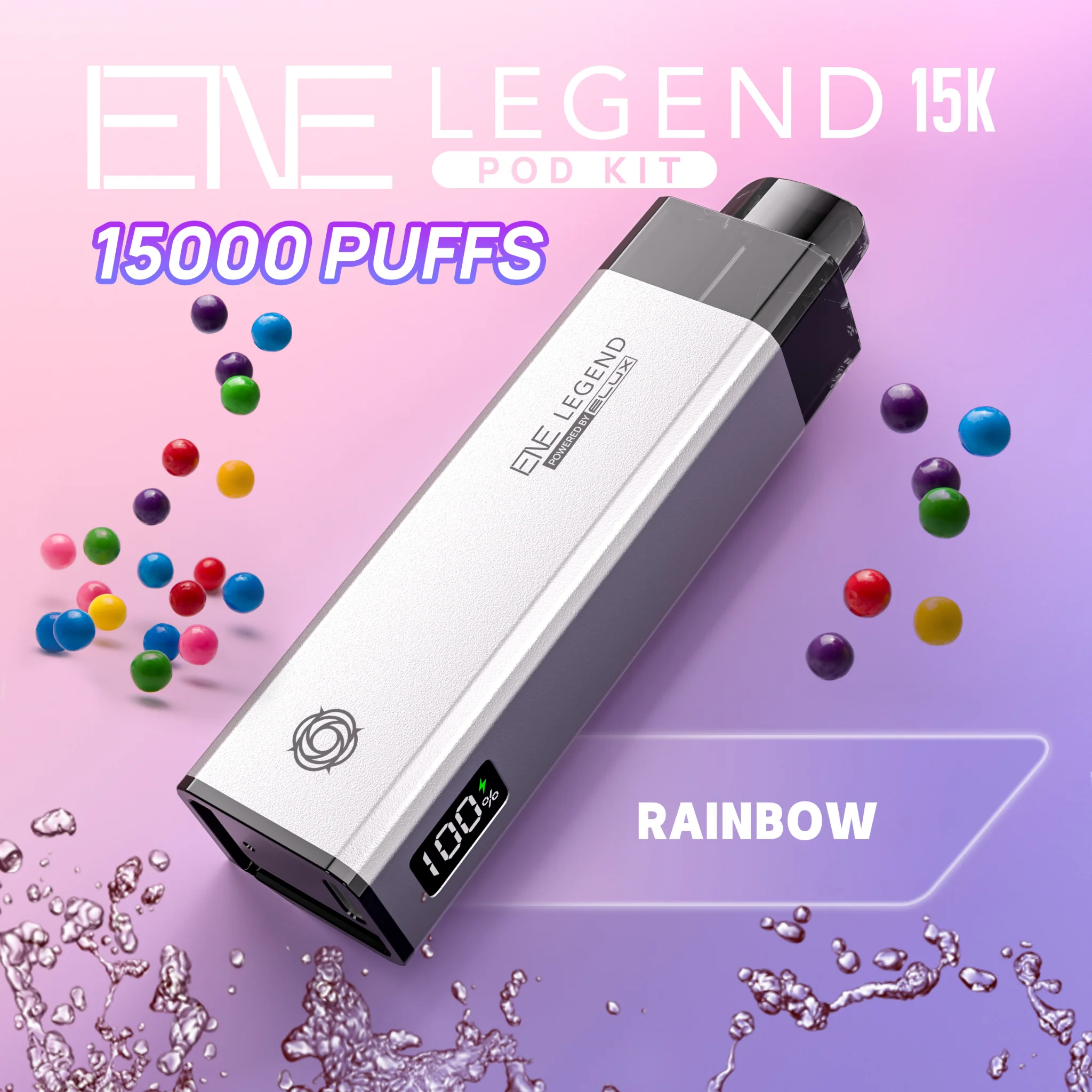 Rainbow Elux Legend 15K Puff Prefilled Pod Kit - £6.89