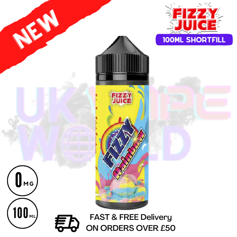 Rainbow Fizzy Juice 100ml E-Liquid - £7.89