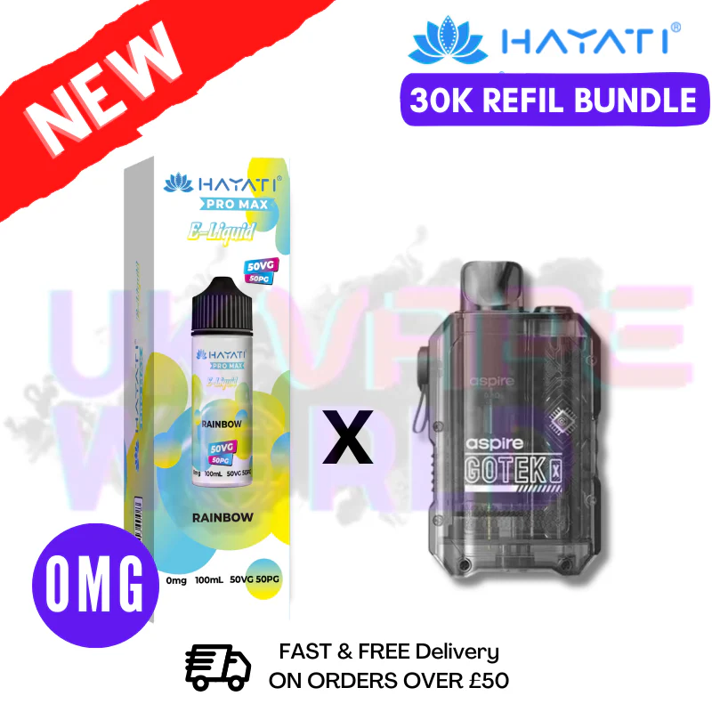 Rainbow Hayati 30K Puff Zero Nicotine Vape Kit