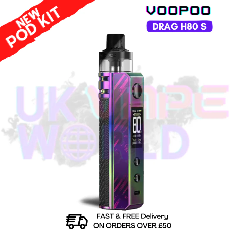 Rainbow VooPoo Drag H80 S Pod Kit