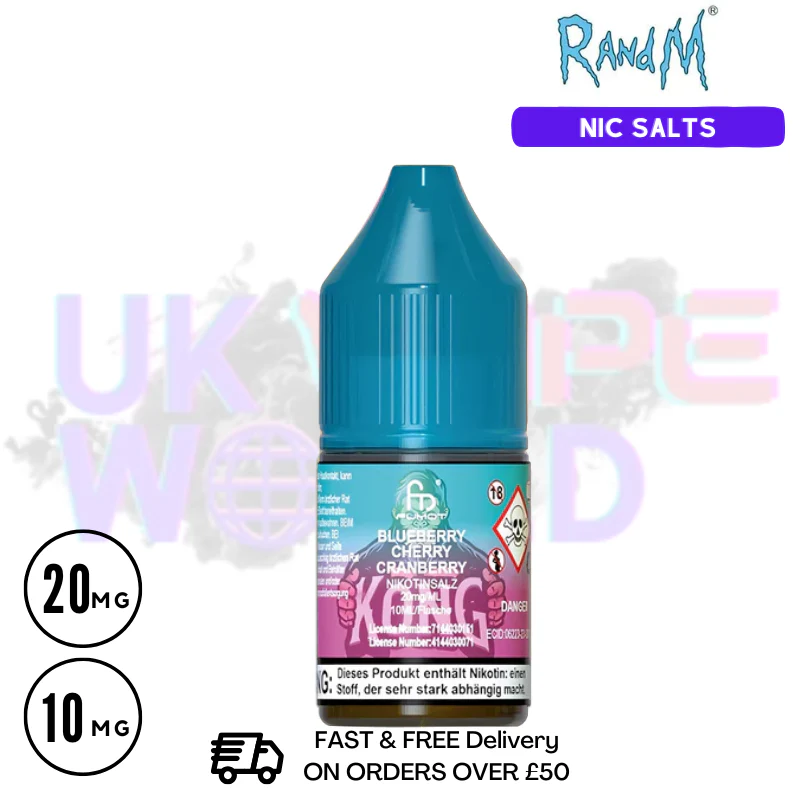 RandM Tornado 7000 Nic Salt E Liquid - Image 16