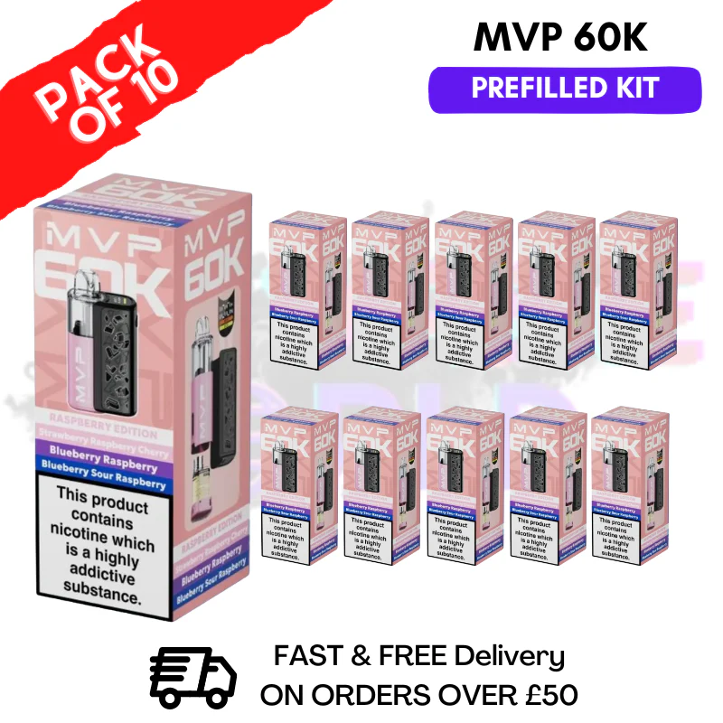 Raspberry Edition MVP 60K Kit Box Of 10