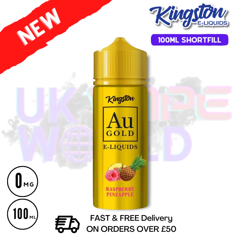 Raspberry Pineapple AU Gold Kingston 100ML Eliquid