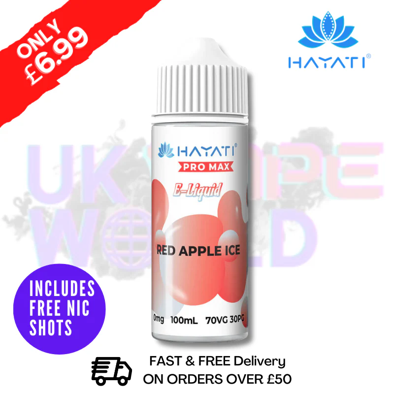Red Apple ICE Hayati Pro Max Shortfill Juice 100ML Eliquid