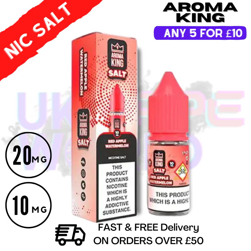 Red Apple Watermelon - Aroma King Nic Salt