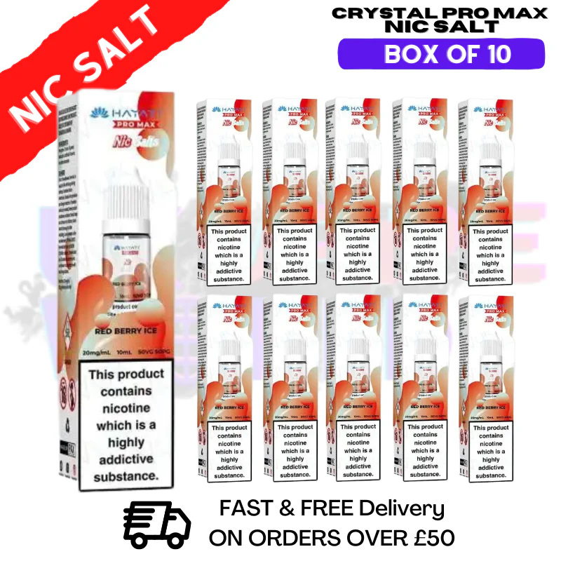 Red Berry ICE Hayati Pro Max Nic Salt Box Of 10