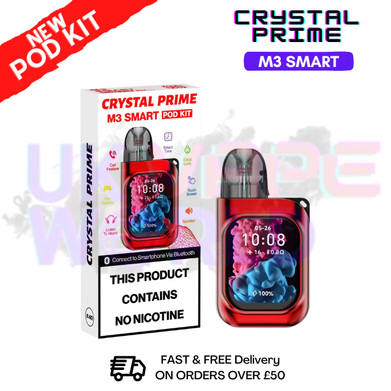 Red Crystal Prime M3 Smart Refillable Pod Kit