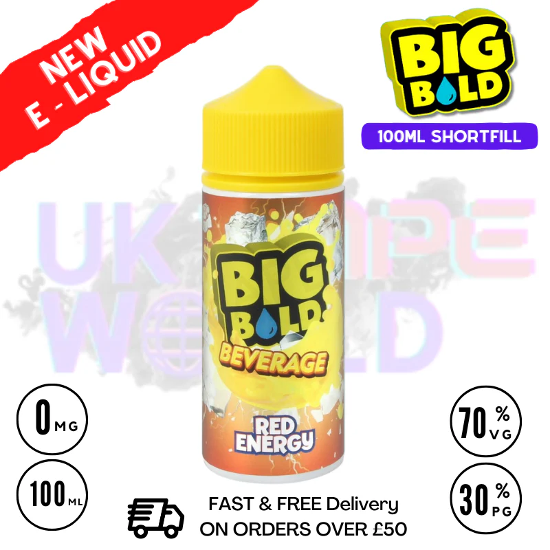 Red Energy Big Bold Vape Juice 100ml - £9.50
