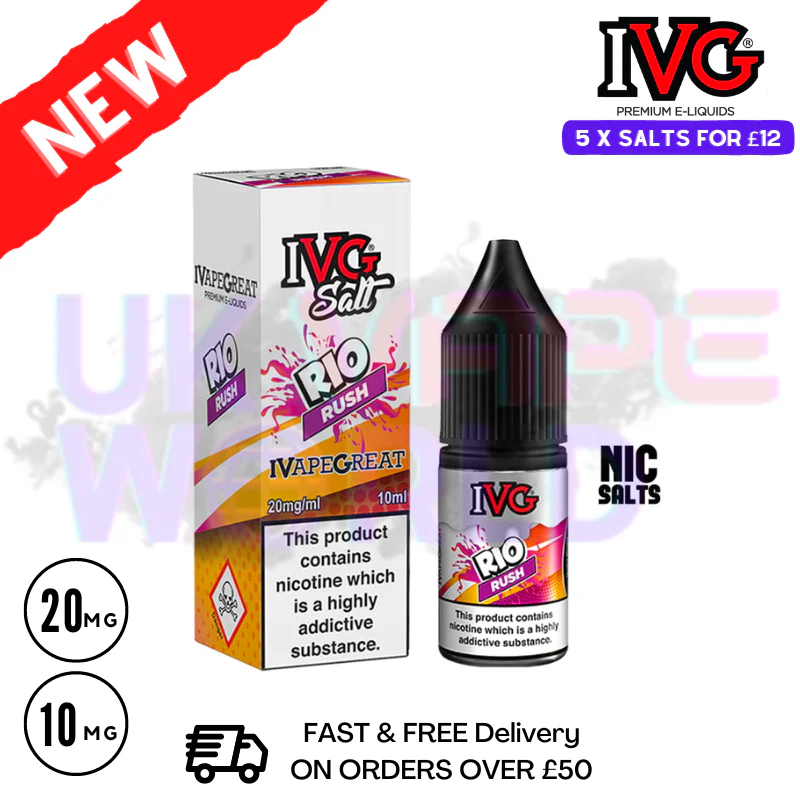 Rio Rush IVG Salt 10ml Nic Eliquid