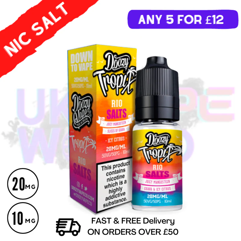 Rio Tropix DOOZY Nicotine Salt 10ml Nic Eliquid