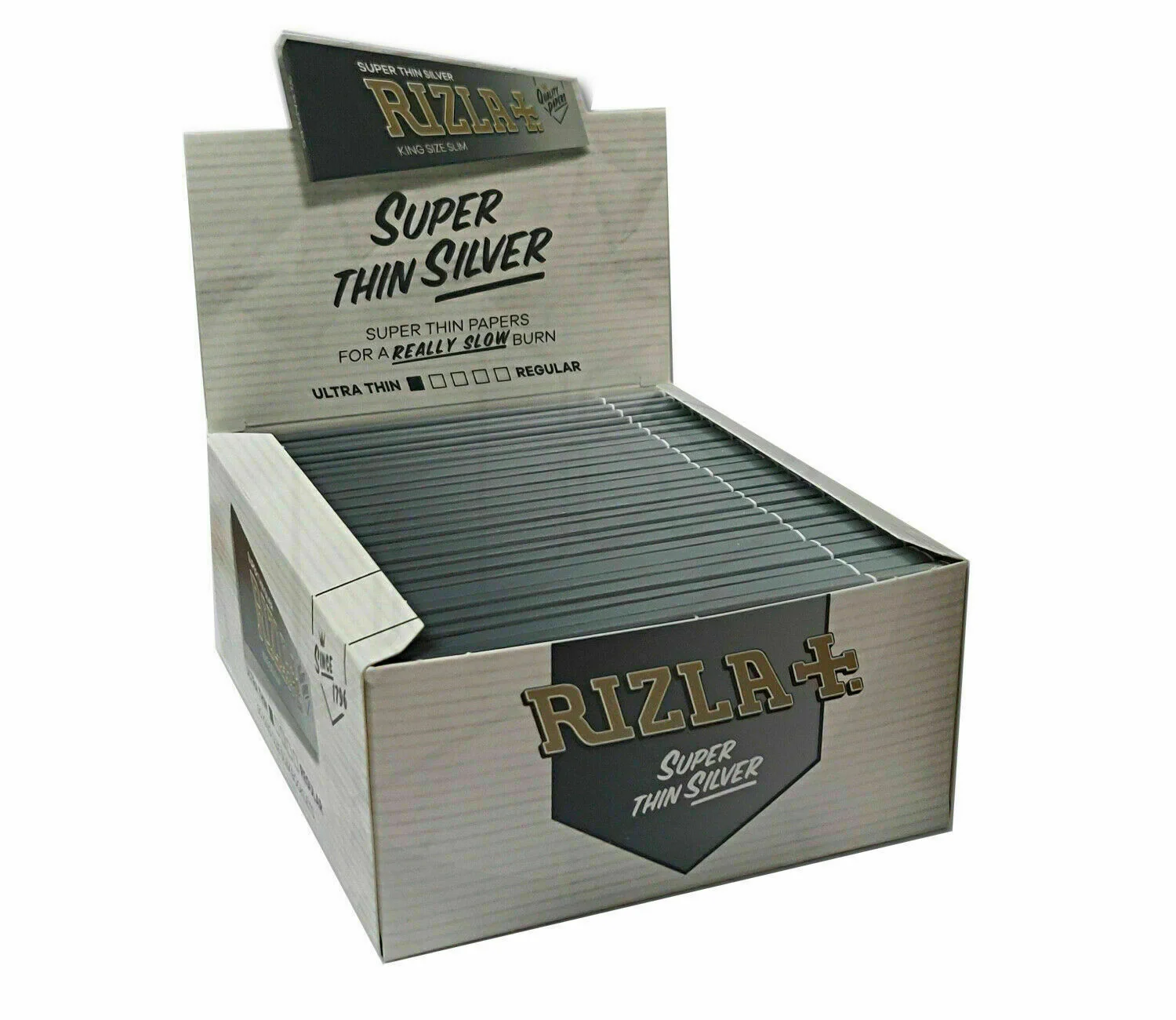 Rizla Silver King Size Slim Rolling Papers 50 Booklets - Image 3