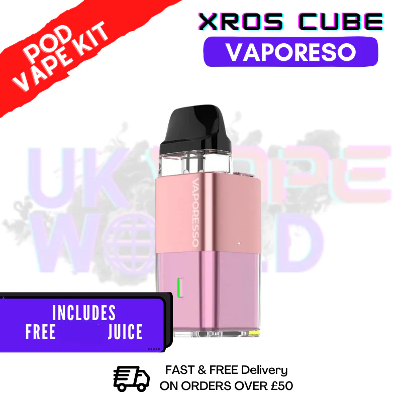 Sakura Pink Xros Cube Refillable Pod Vape Kit