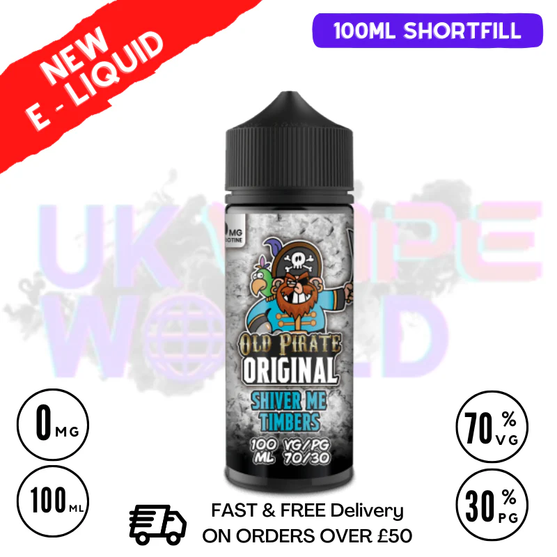 Shiver Me Timbers Old Pirate Original 100ML Eliquid