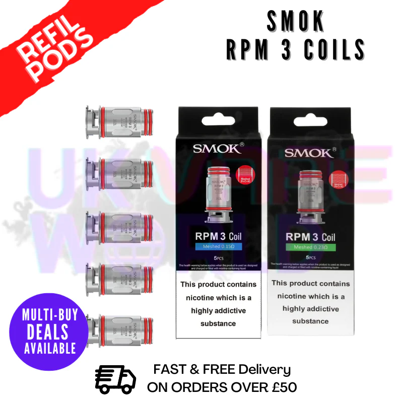 Shop SMOK RPM 3 Replacement Coils - Lowest Price