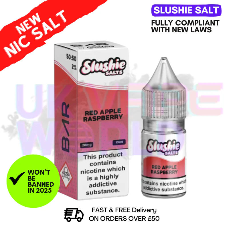 Slushie Salts Red Apple Raspberry E Liquid