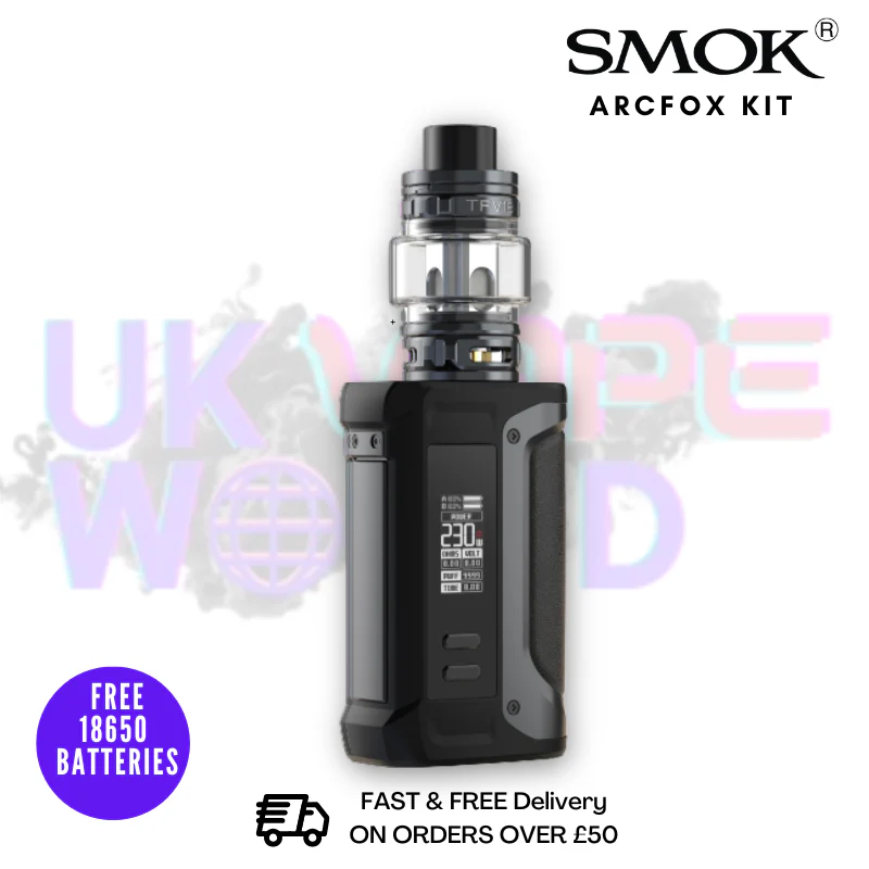 Smok Arcfox 230W Vape Kit + 2x FREE Batteries - Image 3