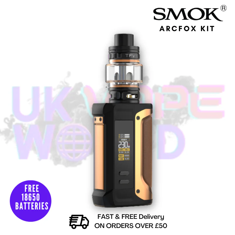 Smok Arcfox 230W Vape Kit + 2x FREE Batteries - Image 4
