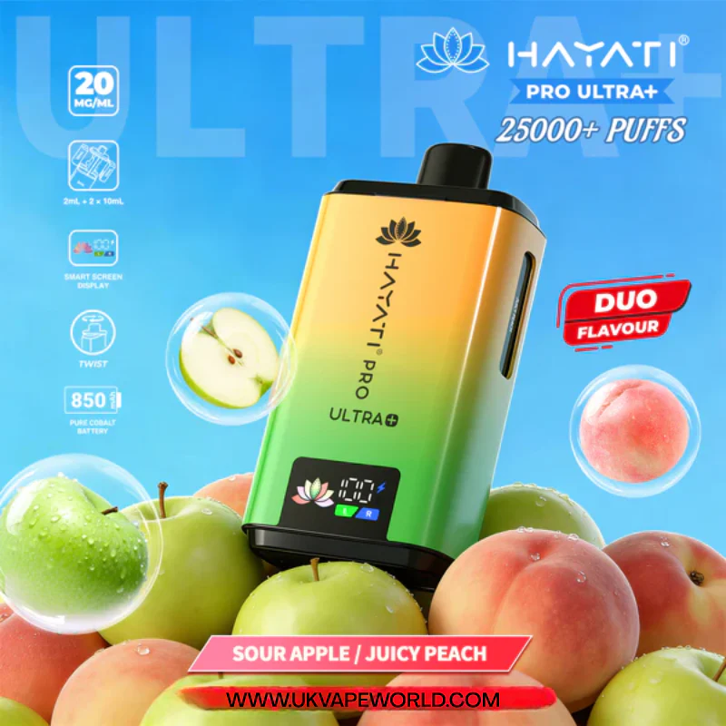 Sour Apple Hayati Pro Ultra Plus 25000 Prefilled Pod Kit