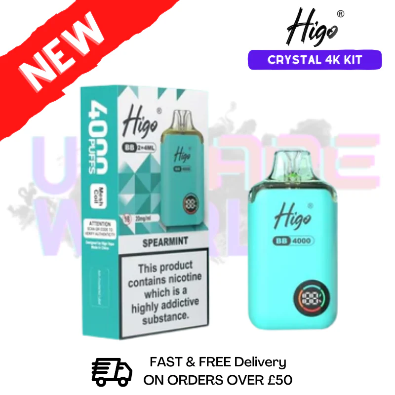 Spearmint Crystal Higo 4K 4000 Puff Pod Kit