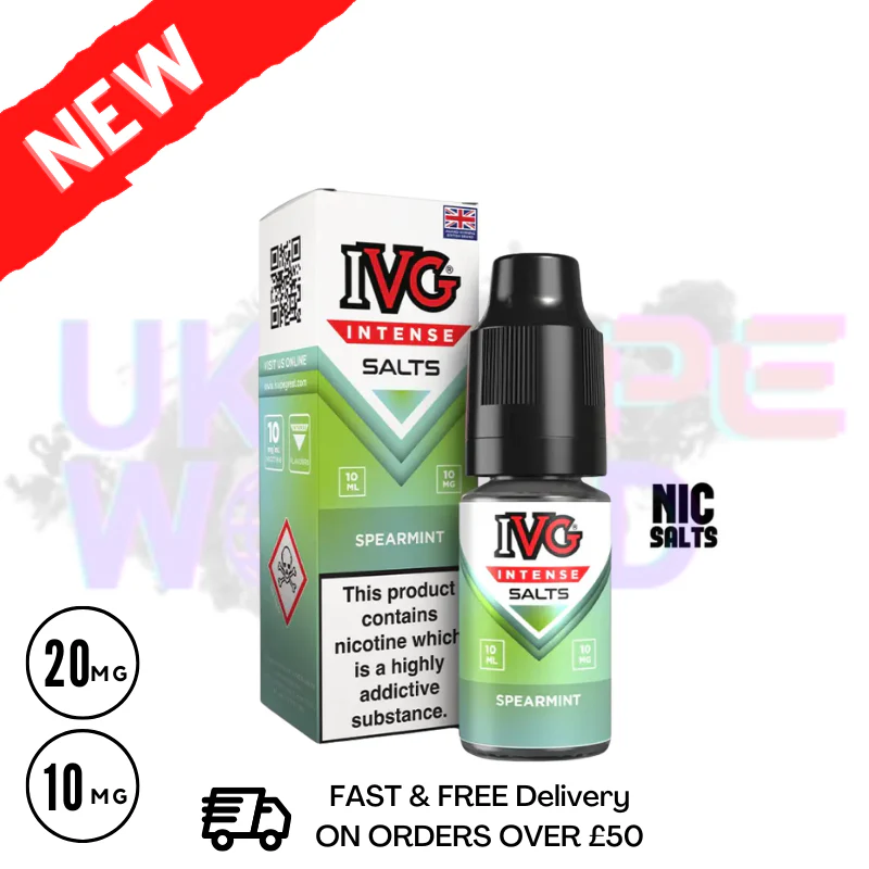 Spearmint IVG INTENSE Salt 10ml Nic Eliquid