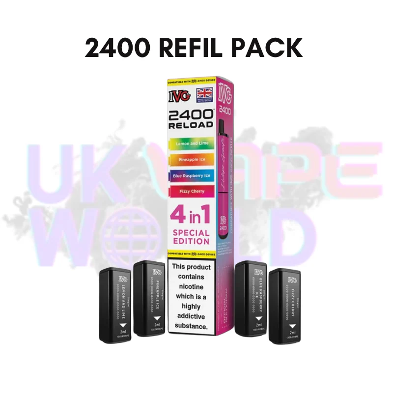 Special Edition IVG 2400 RELOAD Pods - Box Of 10 - Image 2