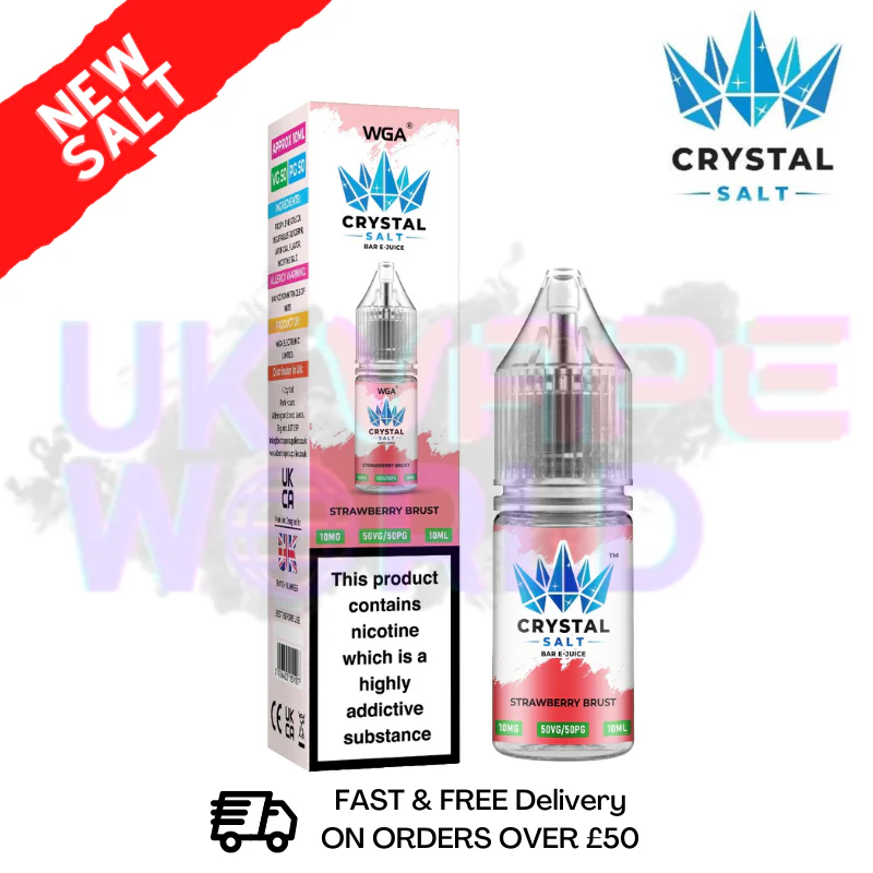Strawberry Burst WGA Crystal Nic Salt | Nicotine Salts | Lowest Price
