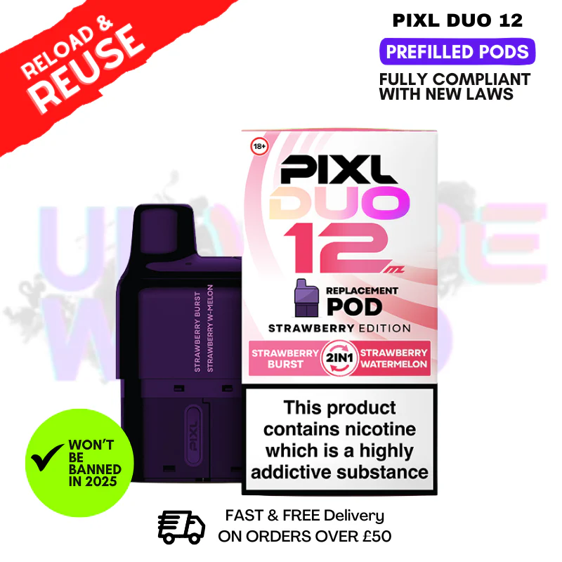 Strawberry Edition Pixl Duo Replacement Pod - £6.99