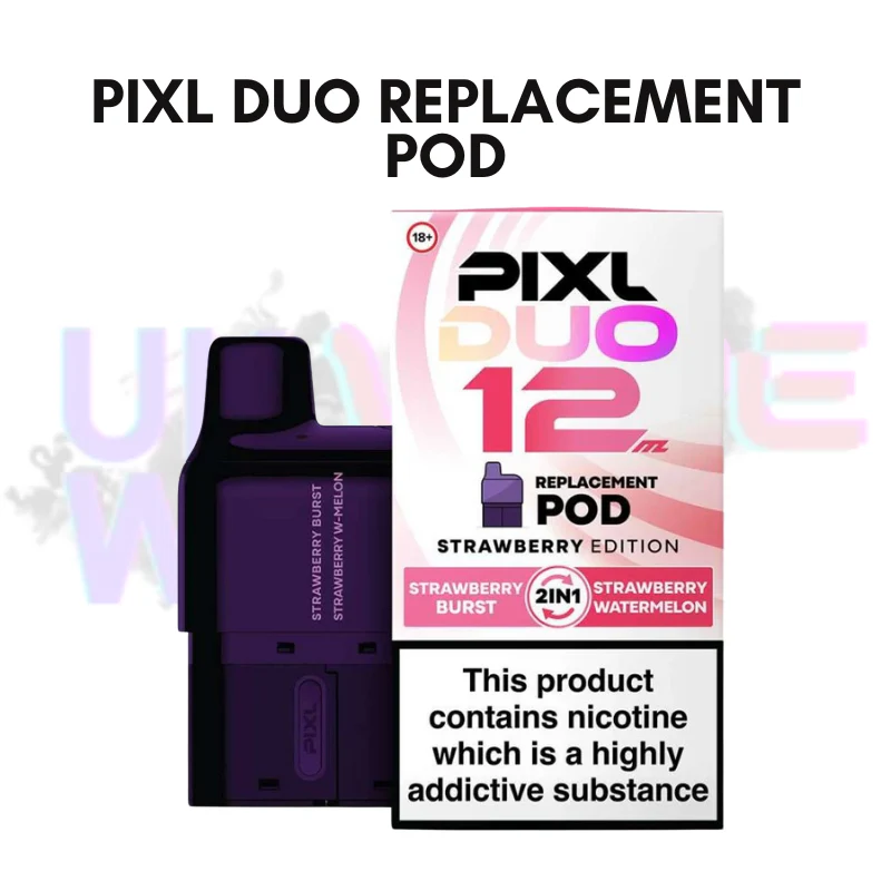 Strawberry Edition Pixl Duo Replacement Pods - Box Of 10 - Image 2
