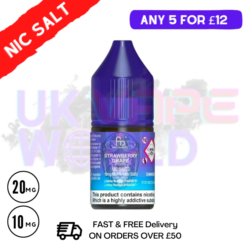 Strawberry Grape - RandM Tornado 7000 Nic Salt 10ML eLiquid