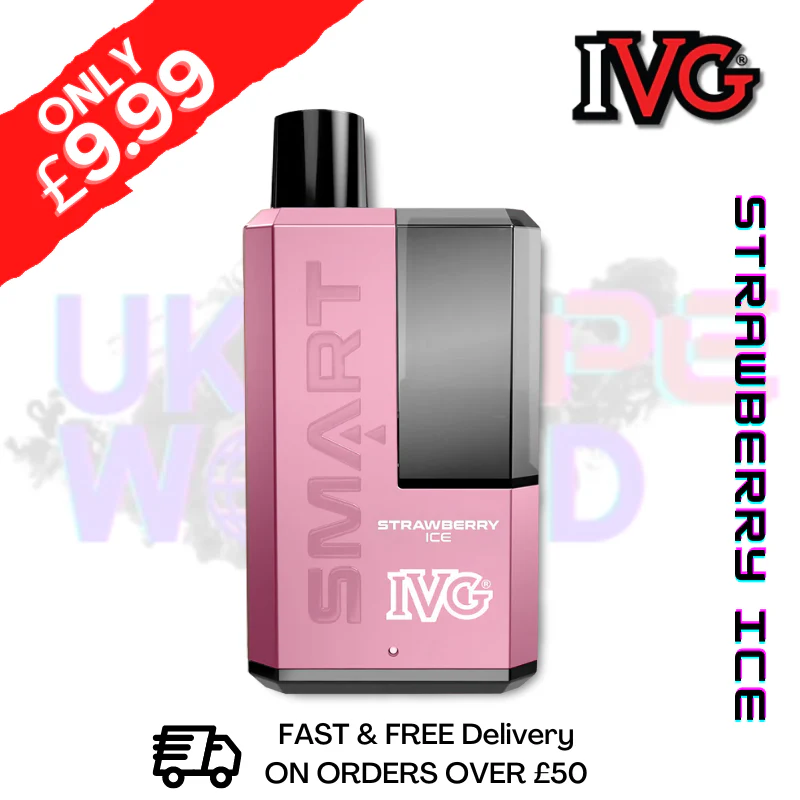 Strawberry ICE IVG 5500 Smart Disposable Kit - ONLY £9.99