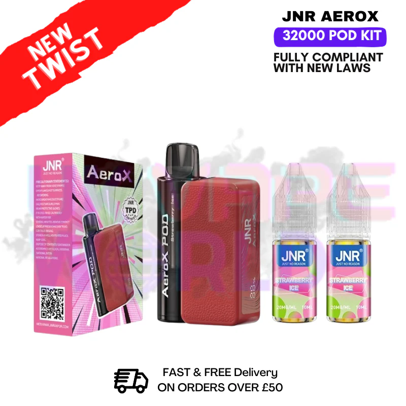 Strawberry ICE JNR AeroX 32K 32000 Puff Pod Kit