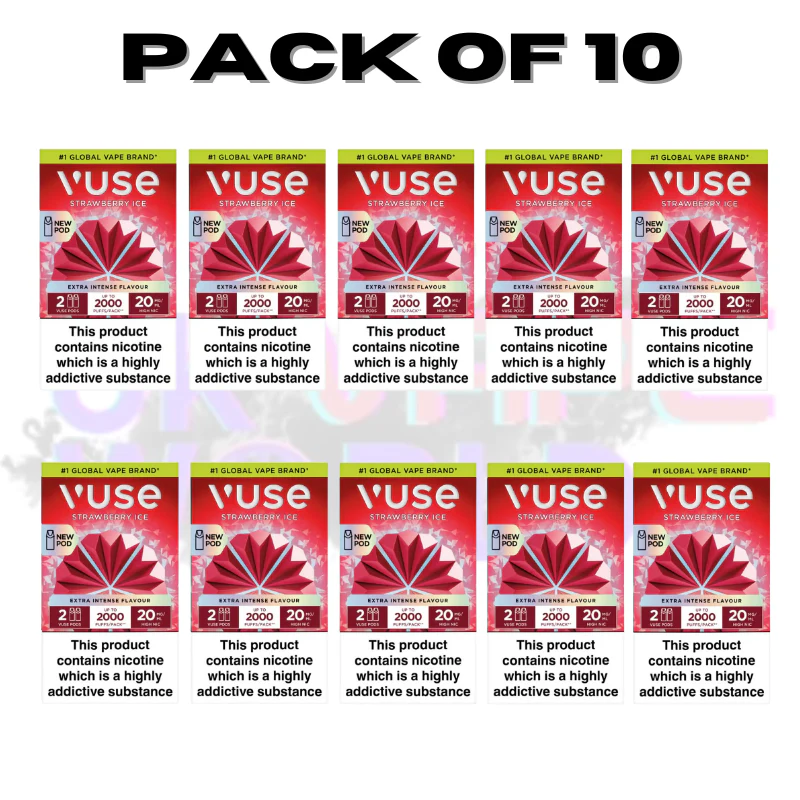 Strawberry Ice Vuse Pro Replacement Pod EPod - Image 3