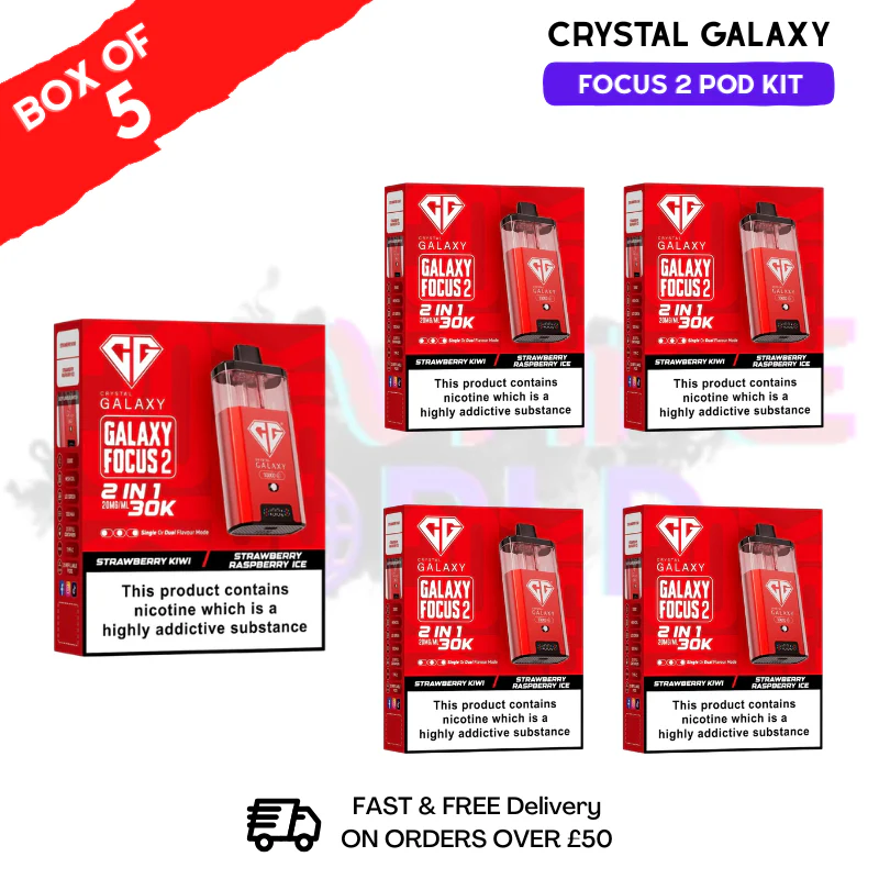 Strawberry Kiwi Crystal Galaxy 30K Kits Box Of 5