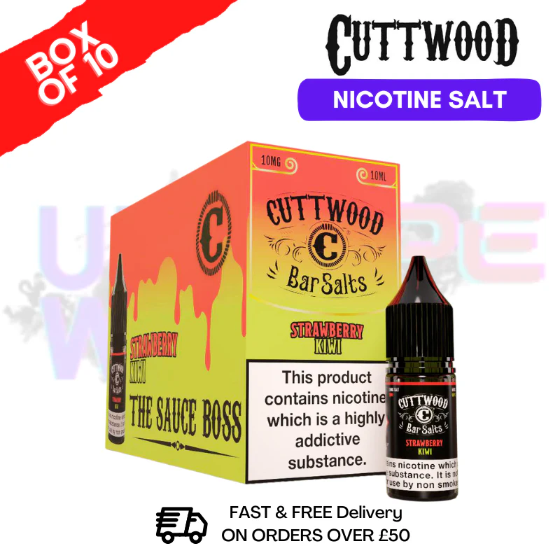 Strawberry Kiwi Cuttwood Bar Salt BOX OF 10