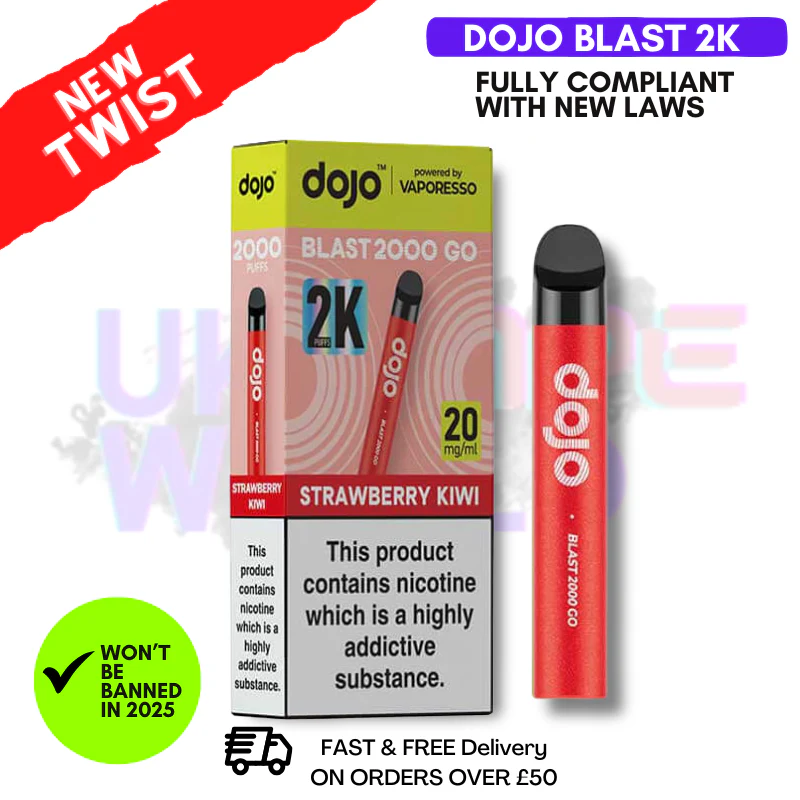 Strawberry Kiwi Dojo Blast 2000 2K Puff Kit