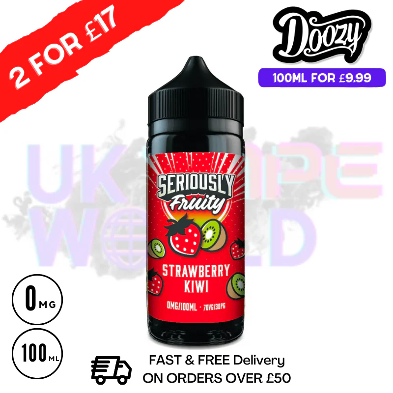 Strawberry Kiwi Doozy eJuice Shortfill 100ML Eliquid
