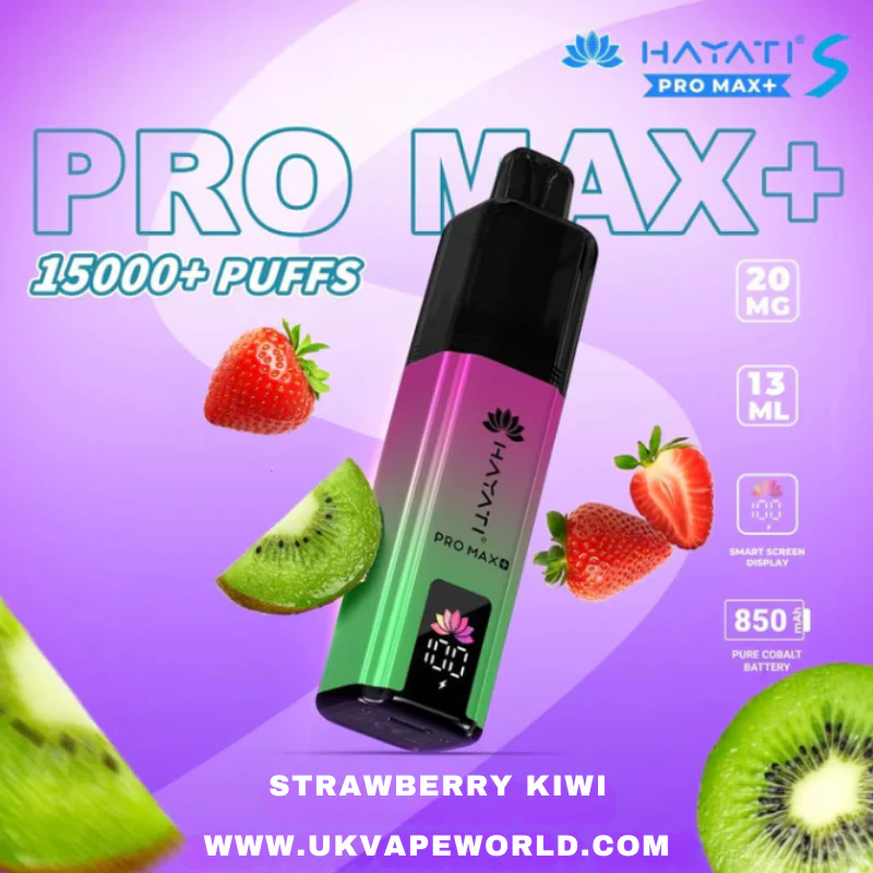 Strawberry Kiwi Hayati Pro Max S Plus 15K Puff Ultra Kit