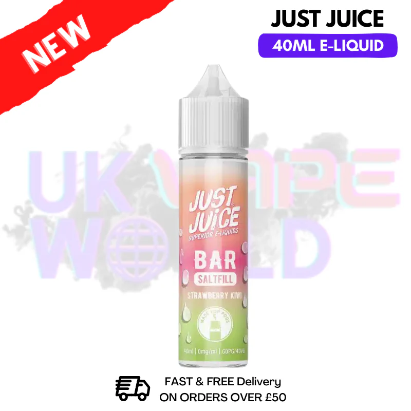 Strawberry Kiwi Just Juice 40ml Saltfill E-Liquid