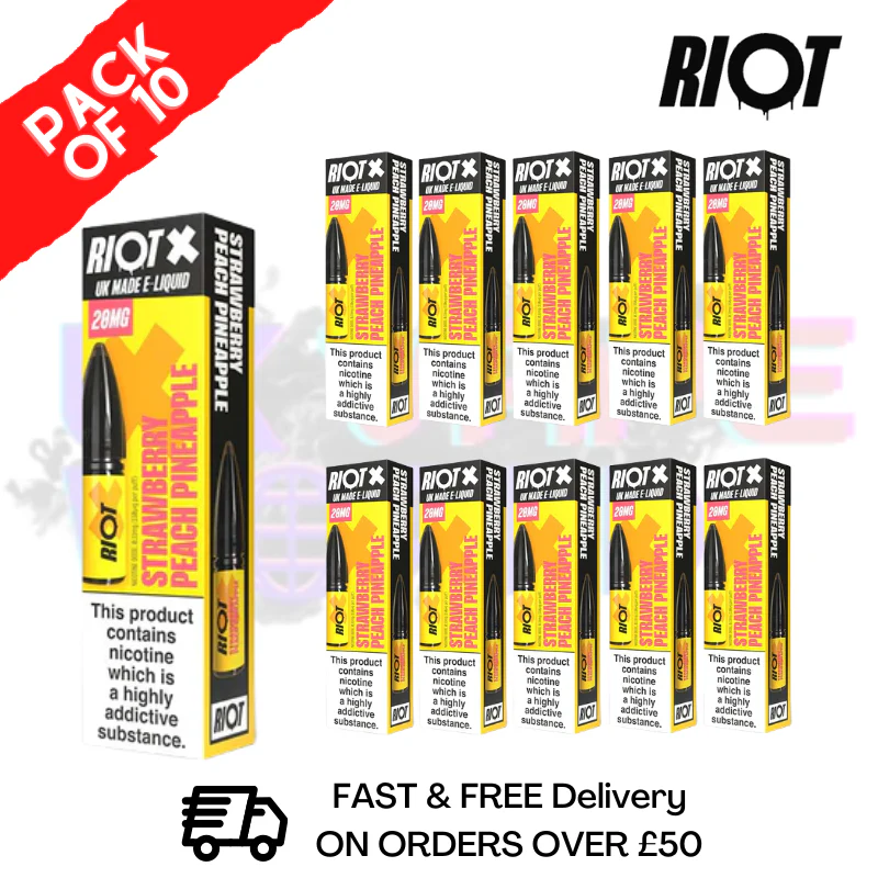 Strawberry Peach Pineapple Riot X Nic Salt Box Of 10