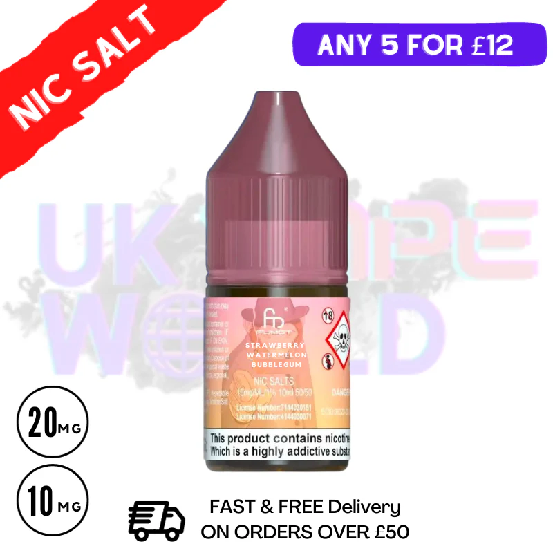 Strawberry Watermelon Bubblegum - RandM Tornado 7000 Nic Salt 10ML eLiquid