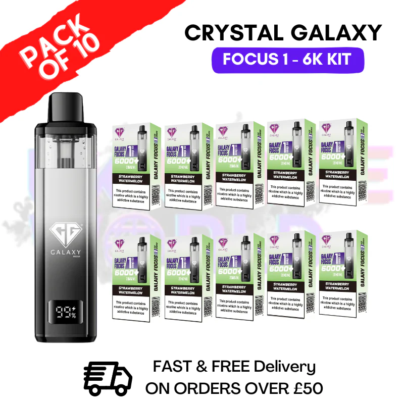 Strawberry Watermelon Crystal Galaxy Focus 6K Kits Box Of 10