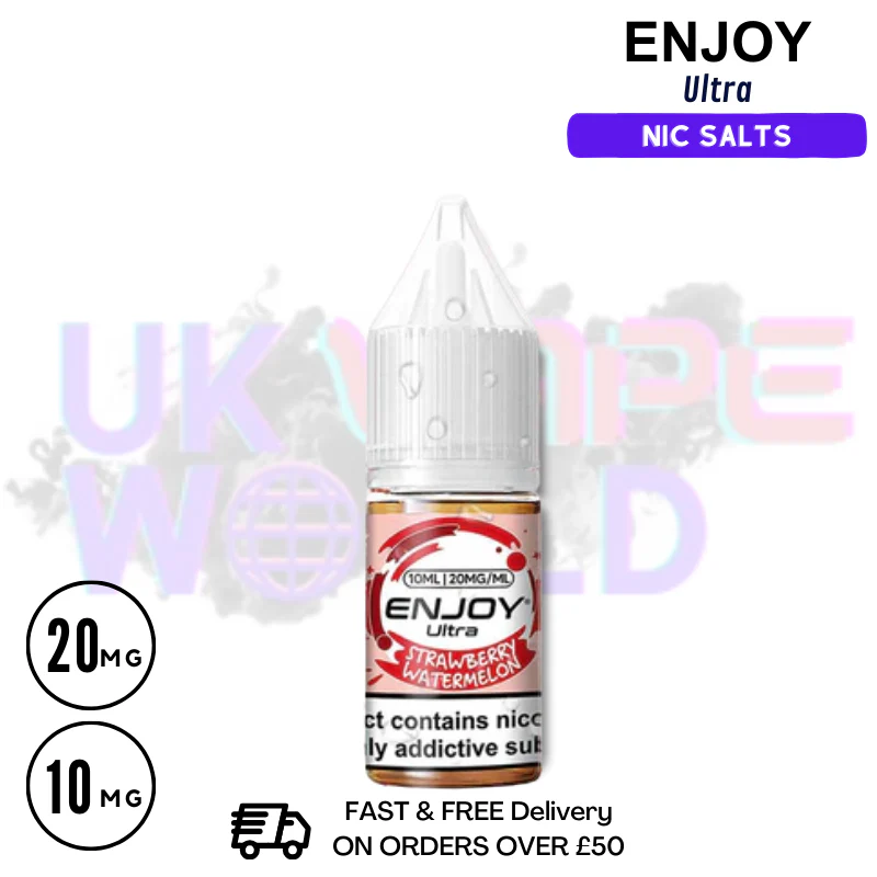 Strawberry Watermelon Enjoy Ultra 9000 9K Nic Salt 10ML eLiquid