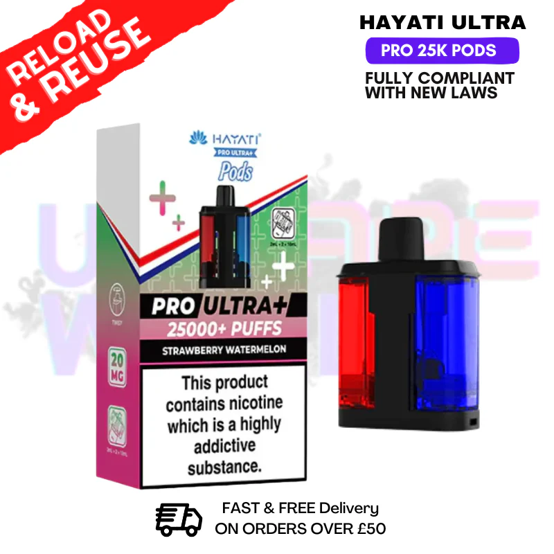 Strawberry Watermelon Hayati 25K REFIL Pack Replacement Pods
