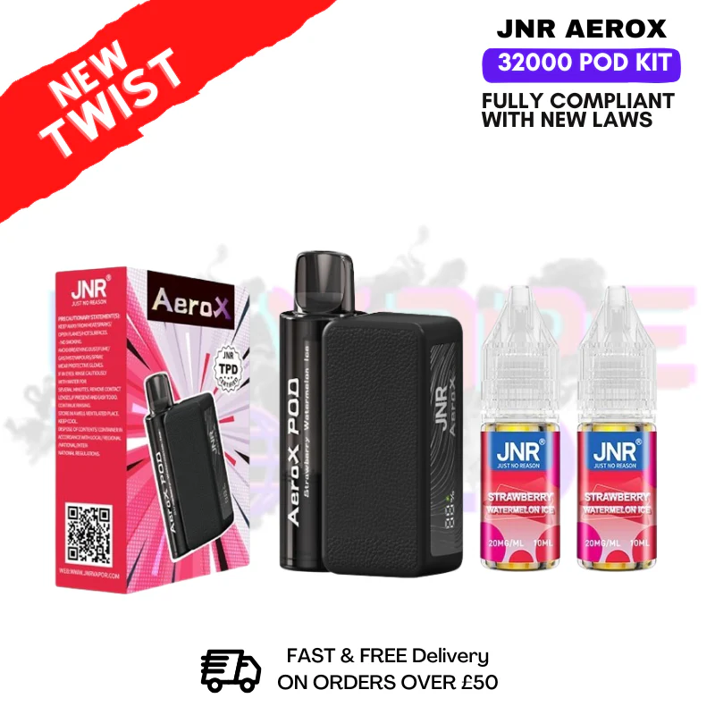 Strawberry Watermelon Ice JNR AeroX 32K 32000 Puff Pod Kit