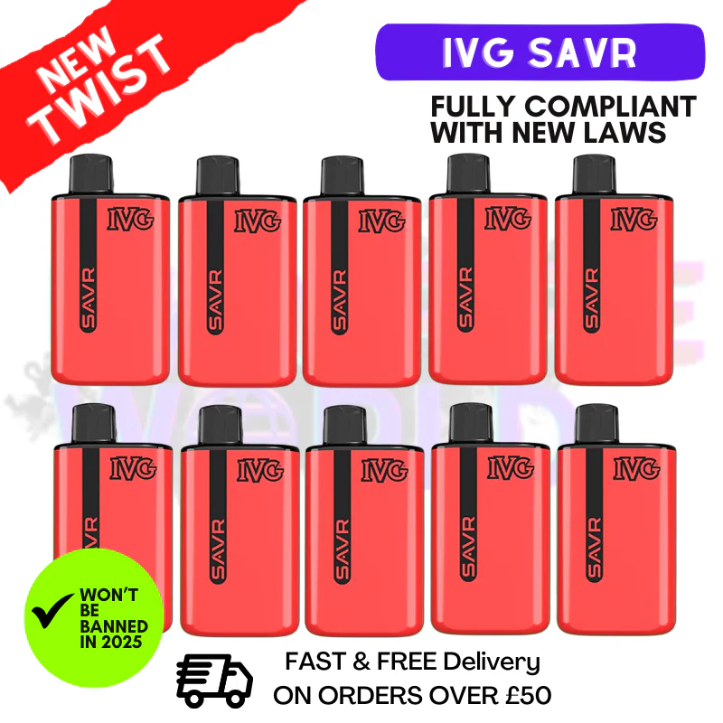 Strawberry Watermelon IVG Savr 3K Puff Box Of 10