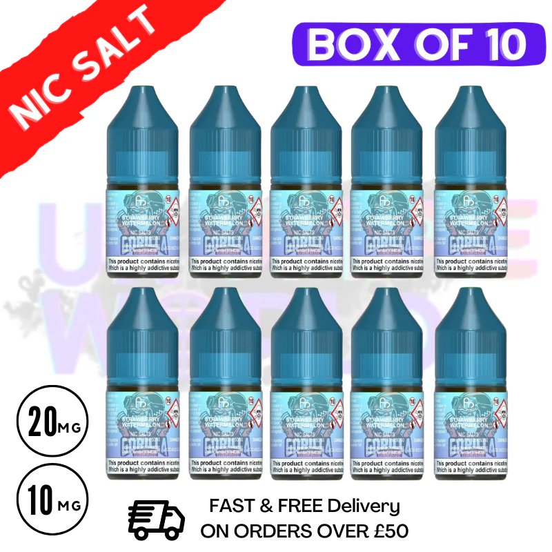 Strawberry Watermelon RandM Tornado 7000 Nic Salt BOX OF 10