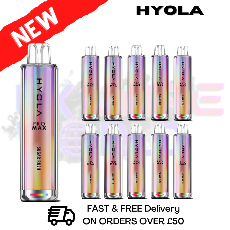 Sugar Rush Hyola Pro Max 8000 Puff Box Of 10