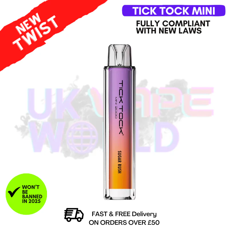 Sugar Rush Tick Tock Mini 2000 Puff Kit