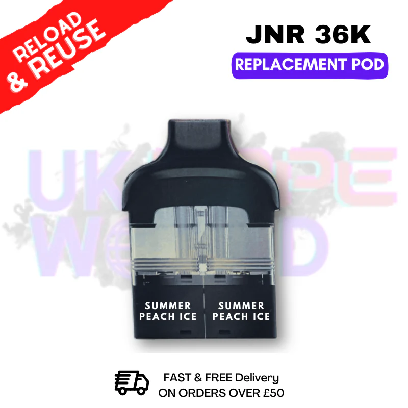 Summer Peach Ice JNR Ace 36K REFIL PODS PACK